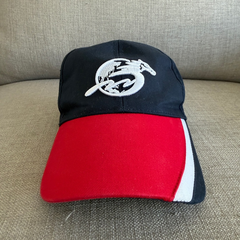 Black and Red Cap with Longines Logo